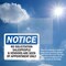 Signmission No Solicitation Salespeople And Vendors Are OSHA Notice Sign, Plastic, 10in W x 7in L, 2PK OS-2PACK-NS-P-710-L-14819 - alternate 3